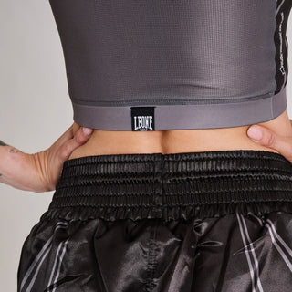 Brustschutz Leone WAKO AB993 Schwarz-Combat Arena