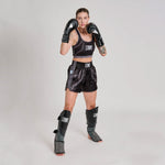 Brustschutz Leone WAKO AB993 Schwarz-Combat Arena