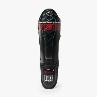 Schienbeinschoner Leone MMA Cage PT163 Dunkelgrau-Combat Arena