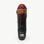 Schienbeinschoner Leone MMA Cage PT163 Rot-Combat Arena