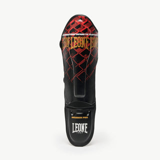 Schienbeinschoner Leone MMA Cage PT163 Rot-Combat Arena