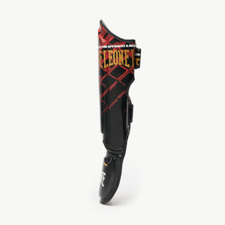 Schienbeinschoner Leone MMA Cage PT163 Rot-Combat Arena