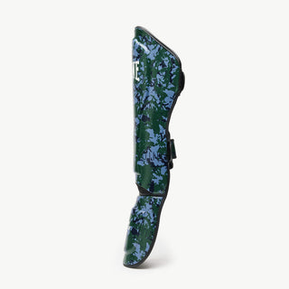 Schienbeinschoner Leone Urban Fighter PT118 Blau-grün camo-Combat Arena