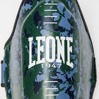 Schienbeinschoner Leone Urban Fighter PT118 Blau-grün camo-Combat Arena