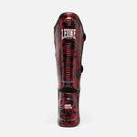 Schienbeinschoner Leone Urban Fighter PT118 Rot-schwarz Tarn-Combat Arena