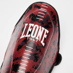 Schienbeinschoner Leone Urban Fighter PT118 Rot-schwarz Tarn-Combat Arena