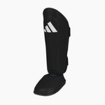 Schienbeinschoner mit Parafuss Adidas Pro Kickboxing WAKO Schwarz-Weiß 