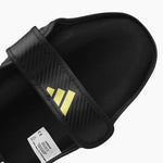 Schienbeinschoner mit Fußschutz Adidas Pro Kickboxen WAKO Schwarz-Gold 