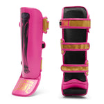 Schienbeinschoner Leone Iuter PT01IU mit Fußschutz Fuchsia 