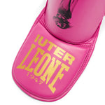 Schienbeinschoner Leone Iuter PT01IU mit Fußschutz Fuchsia 