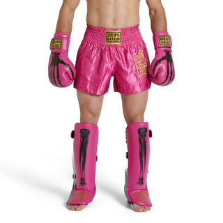 Schienbeinschoner Leone Iuter PT01IU mit Fußschutz Fuchsia 