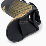 Schienbeinschoner mit Fußschutz Adidas Pro Kickboxen WAKO Schwarz-Gold 