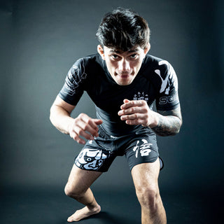 Rashguard Half Sumo Sugoi Ranked Nero-Combat Arena