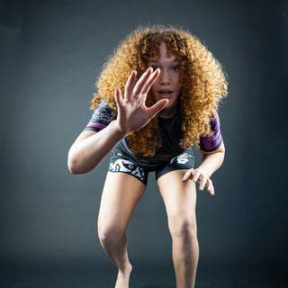 Rashguard Half Sumo Sugoi Ranked Lila-Combat Arena