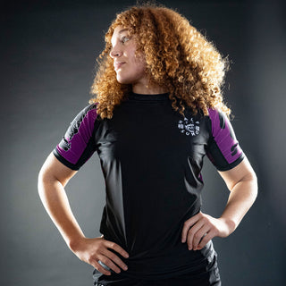 Rashguard Half Sumo Sugoi Ranked Lila-Combat Arena