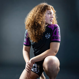 Rashguard Half Sumo Sugoi Ranked Lila-Combat Arena