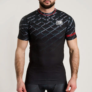 Rashguard Leone MMA Cage AB971 Dunkelgrau-Combat Arena