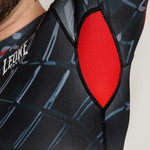 Rashguard Leone MMA Cage AB973 Grigio scuro-Combat Arena