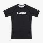 Rashguard Manto Logo Dual Kurzarm Schwarz-Combat Arena