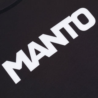 Rashguard Manto Logo Dual Kurzarm Schwarz-Combat Arena