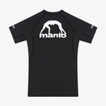 Rashguard Manto Logo Dual Kurzarm Schwarz-Combat Arena