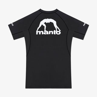 Rashguard Manto Logo Dual Kurzarm Schwarz-Combat Arena