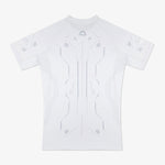 Rashguard Manto Shield Kurzarm Weiß-Combat Arena