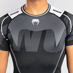 Rashguard Venum Adrenaline Kurzarm Schwarz-Grau 