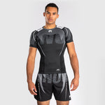 Rashguard Venum Adrenaline Kurzarm Schwarz-Grau 