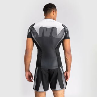 Rashguard Venum Adrenaline Kurzarm Schwarz-Grau 