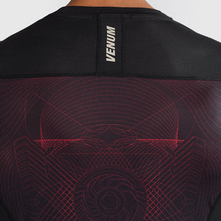 Rashguard Venum G-Fit Air langärmlig Schwarz-Rot 