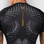 Rashguard Venum Matupa Kurzarm Schwarz-Grau-Combat Arena