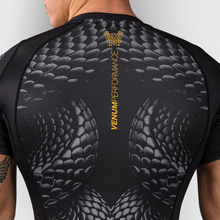 Rashguard Venum Matupa Kurzarm Schwarz-Grau-Combat Arena