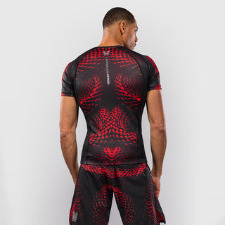 Rashguard Venum Matupa Kurzarm Schwarz-Rot-Combat Arena