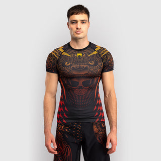 Rashguard Venum Quetzal Fury Kurzarm Schwarz-Rot 