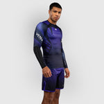 Rashguard Venum Tekken 8 Kazuya langärmlig Schwarz-Lila-Combat Arena