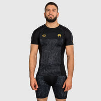 Rashguard Venum x Chimaev Wild Borz kurzärmlig Schwarz-Combat Arena