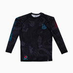 Rashguard Half Sumo Black Mamba Neon langärmlig 