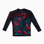 Rashguard Half Sumo Black Mamba Neon langärmlig 