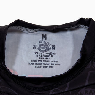 Rashguard Half Sumo Black Mamba Neon langärmlig 