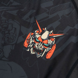 Rashguard Half Sumo Kaiju gegen Mecha 