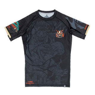 Rashguard Half Sumo Kaiju gegen Mecha 