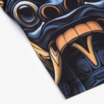 Rashguard Manto Barong kurzarm Schwarz 