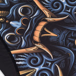 Rashguard Manto Barong kurzarm Schwarz 