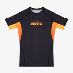Rashguard Manto Warschau nach Tokio Kurzarm Schwarz 