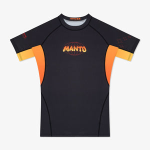 Rashguard Manto Warschau nach Tokio Kurzarm Schwarz 