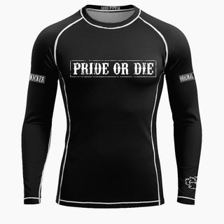 Rashguard Pride or Die Fight Club langärmlig 