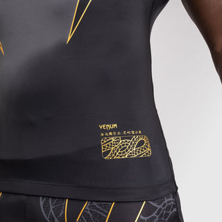 Rashguard Venum Serpenti Kurzarm Schwarz 