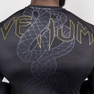 Rashguard Venum Serpenti langärmlig Schwarz 