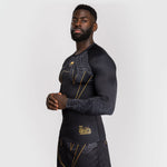 Rashguard Venum Serpenti langärmlig Schwarz 